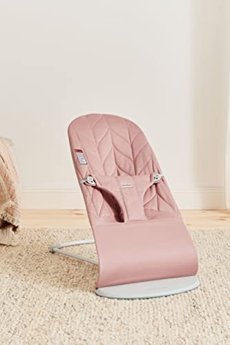 BabyBjörn Bouncer Bliss, Light Gray Frame, Cotton, Petal Quilt, Dusty Pink!

-Brand new in the box 