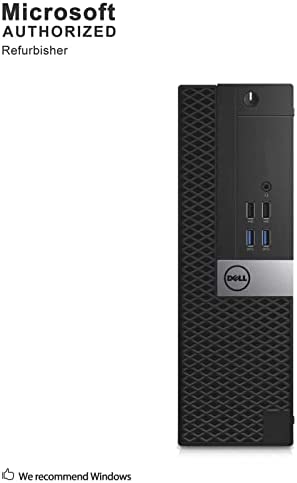 Dell Optiplex 3040-SFF, Core i5-6500 3.2GHz, 8GB RAM, 256GB Solid State Drive, DVDRW, Windows 10 Pro 64bit (Renewed) - & A Used HD Monitor!