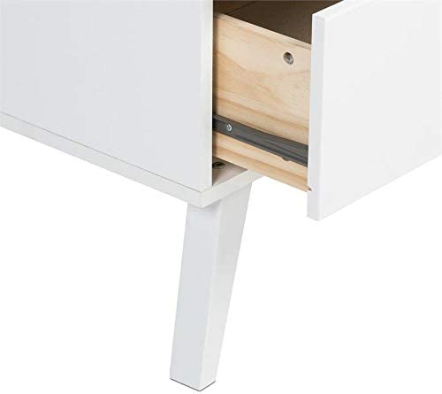 Prepac Milo Mid Century Modern Nightstand, 2-Drawer, White!

-Brand new in the box 