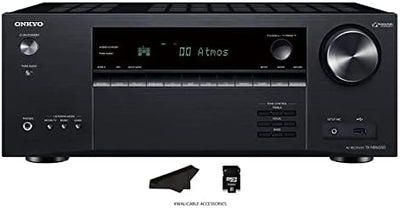 Onkyo TX-NR6050+ 7.2 Channel Network Home Theater | Smart AV Receiver, Black!

-Brand new in the box 