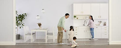 Regalo 192 inch Wide Double Door Super Wide Baby Gate and 8-Panel Play Yard, White, 4-in-1**New in box**
