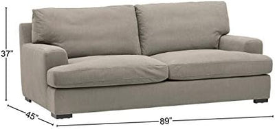 Stone & Beam Lauren Down-Filled Oversized Sofa Couch, 89"W, Slate!

-Brand new, right out of the box 