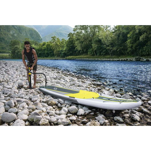  Bestway Hydro-Force Sunspotter SUP 11 Ft. 2 In. Inflatable 2 in 1 Stand Up Paddle Board and Kayak! (USED - VERY CLEAN)

-LIGHTLY USED! - Inflated and inspect, is still pretty clean and will function perfectly 