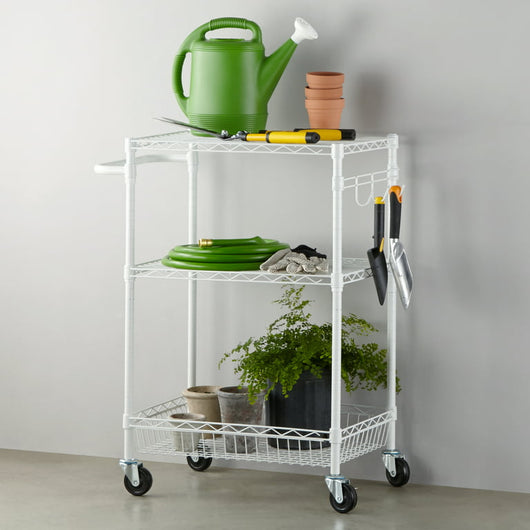 Hyper Tough 30.3"W x 16"D x 36.2"H 3-Shelf Unit, White!

-Brand new in the box 