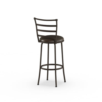 Mainstays Adjustable 24" or 29" Swivel Barstool, Bronze Finish and PU Leather, Set of 3!

-Brand new in the box 