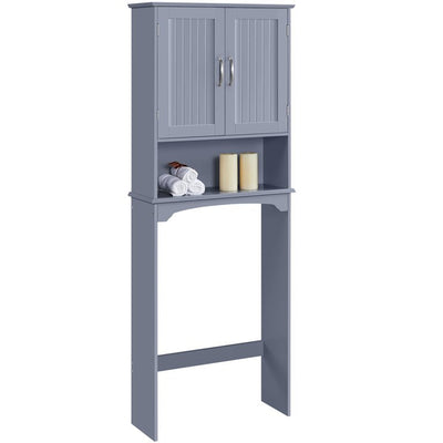 Yaheetech Over The Toilet Cabinet MDF Bathroom Storage Organizer with Adjustable Shelf, Gray!

-Brand new in the box 