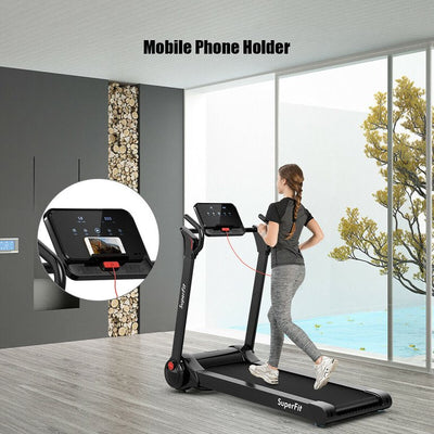 Costway SuperFit 2.25HP Folding Electric Motorized Treadmill with Bluetooth Speaker!

-Brand new and assembled