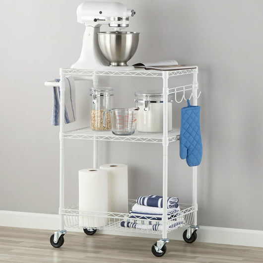 Hyper Tough 30.3"W x 16"D x 36.2"H 3-Shelf Unit, White!

-Brand new in the box 