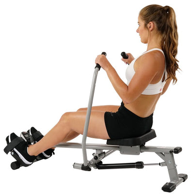 Sunny Health & Fitness Full Motion Cardio Rowing Machine Exercise Workout Rower w/ Hydraulic Cylinder and LCD Monitor, SF-RW5639!

-Brand new in the box