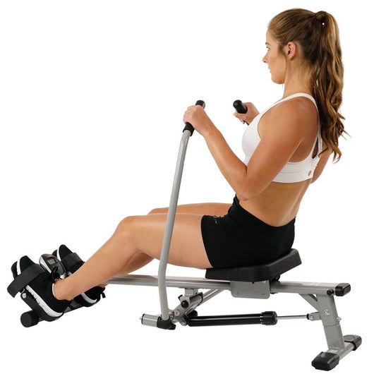 Sunny Health & Fitness Full Motion Cardio Rowing Machine Exercise Workout Rower w/ Hydraulic Cylinder and LCD Monitor, SF-RW5639!

-Brand new in the box
