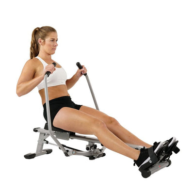 Sunny Health & Fitness Full Motion Cardio Rowing Machine Exercise Workout Rower w/ Hydraulic Cylinder and LCD Monitor, SF-RW5639!

-Brand new in the box