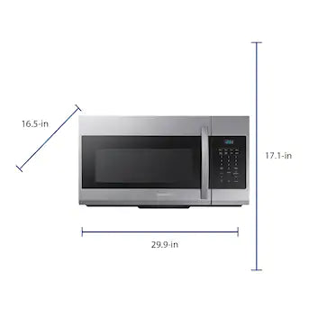 Samsung  1.7-cu ft 1000-Watt Over-the-Range Microwave (Stainless Steel)!

-Brand new in the box