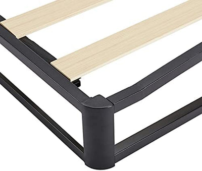 Amazon Basics Metal Platform Bed Frame with Wood Slat Support, 10 Inches High, Queen, Black!

-Brand new in the box 