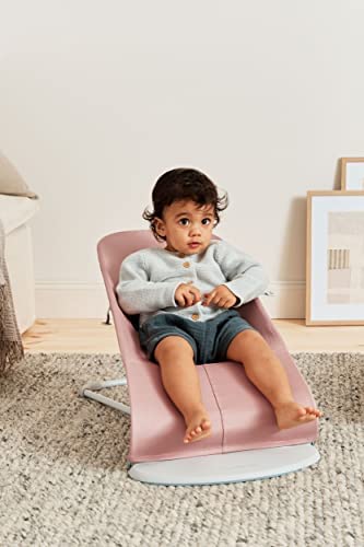 BabyBjörn Bouncer Bliss, Light Gray Frame, Cotton, Petal Quilt, Dusty Pink!

-Brand new in the box 