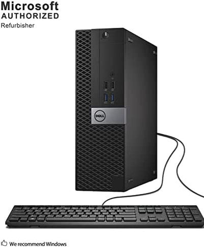 Dell Optiplex 3040-SFF, Core i5-6500 3.2GHz, 8GB RAM, 256GB Solid State Drive, DVDRW, Windows 10 Pro 64bit (Renewed) - & A Used HD Monitor!