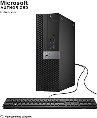 Dell Optiplex 3040-SFF, Core i5-6500 3.2GHz, 8GB RAM, 256GB Solid State Drive, DVDRW, Windows 10 Pro 64bit (Renewed) - & A Used HD Monitor!