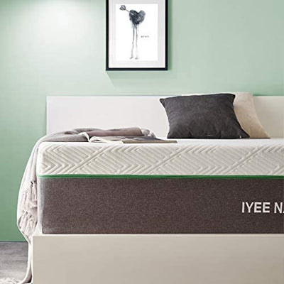 Queen Size Mattress, 10 Inch Iyee Nature Cooling-Gel Memory Foam Mattress Bed in a Box, 80”*60”*10”, CertiPUR-US Certified, Medium Firm, Grey!

-Brand new in the box