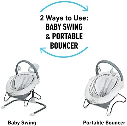 Graco Soothe 'n Sway LX Baby Swing with Portable Bouncer, Derby!

-Brand new in the box 