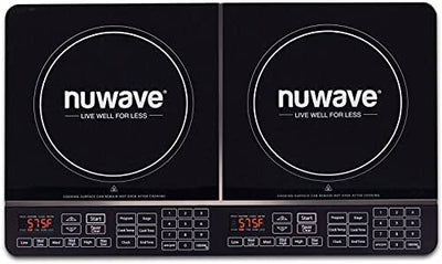 NUWAVE Double Precision Induction Cooktop, Portable, Powerful with 2 Large 8” Heating Coils! (USED - LIKE NEW)

-Used once, very clean but does have a mark on the right burner, photos shown