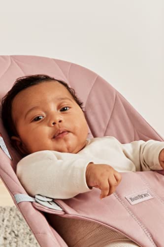 BabyBjörn Bouncer Bliss, Light Gray Frame, Cotton, Petal Quilt, Dusty Pink!

-Brand new in the box 