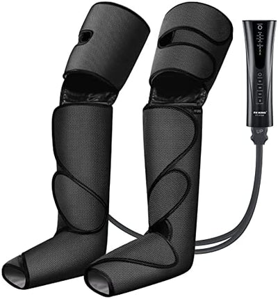 FIT KING Foot and Leg Massager for Circulation and Relaxation with Hand-held Controller 3 Modes 3 Intensities FT-012A!
