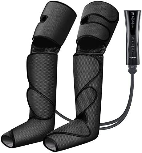 FIT KING Foot and Leg Massager for Circulation and Relaxation with Hand-held Controller 3 Modes 3 Intensities FT-012A!