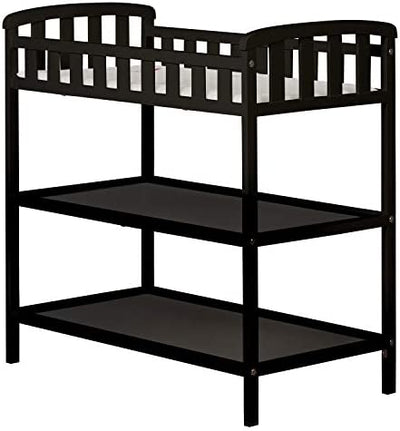 Dream On Me Emily Changing Table In Black, Comes With 1" Changing Pad, Features Two Shelves, Portable Changing Station!

-Brand new in the box 
