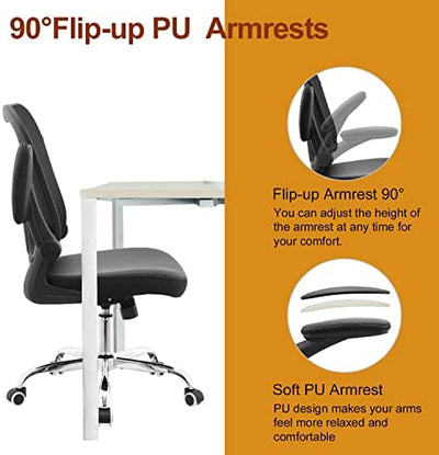 PU Cushion Ergonomic - Mesh Mid Back Height Computer Chair!

-Brand new and assembled