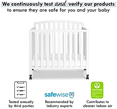 DaVinci Dylan Folding Portable 3-in-1 Convertible Mini Crib and Twin Bed in White!

-Brand new in the box 