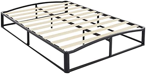 Amazon Basics Metal Platform Bed Frame with Wood Slat Support, 10 Inches High, Queen, Black!

-Brand new in the box 