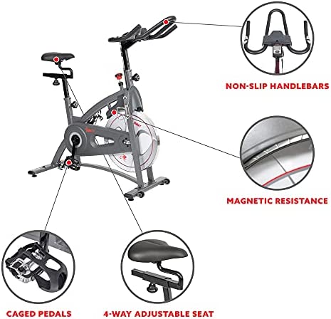 Sunny Health & Fitness Endurance Indoor Cycling Exercise Bike with Magnetic Resistance!

-Brand new and Assembled