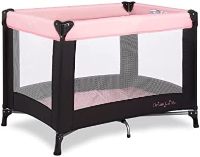 Dream On Me Nest Portable Play Yard with Carry Bag and Shoulder Strap, Pink!

-Brand new in the box 