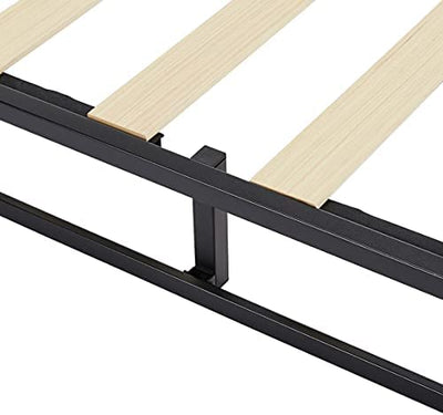 Amazon Basics Metal Platform Bed Frame with Wood Slat Support, 10 Inches High, Queen, Black!

-Brand new in the box 