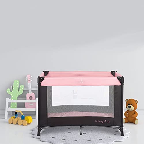 Dream On Me Nest Portable Play Yard with Carry Bag and Shoulder Strap, Pink!

-Brand new in the box 