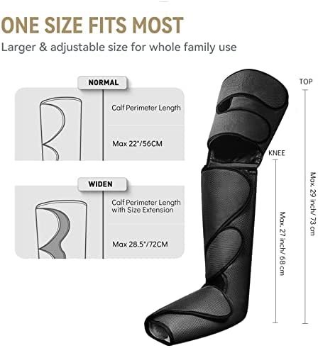 FIT KING Foot and Leg Massager for Circulation and Relaxation with Hand-held Controller 3 Modes 3 Intensities FT-012A!