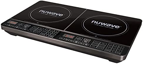 NUWAVE Double Precision Induction Cooktop, Portable, Powerful with 2 Large 8” Heating Coils! (USED - LIKE NEW)

-Used once, very clean but does have a mark on the right burner, photos shown