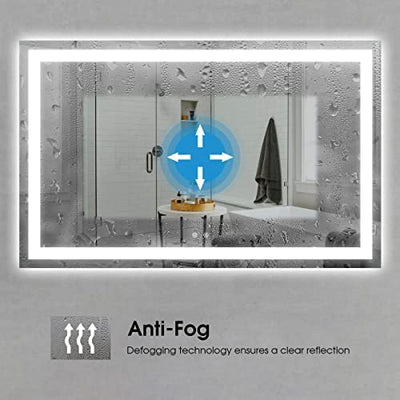 KINGDALAI LED Mirror for Bathroom 60 x 24, Lighted Vanity Mirror with Lights for Wall with Anti Fog, Stepless Dimmable, Memory Function (Backlit + Front Lights)!

-Brand new in the box 