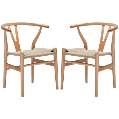 Poly & Bark Weave Chair in Natural (Set of 2)!

-Brand new out of the box 
