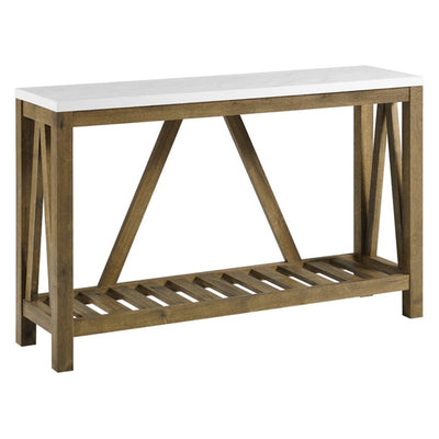 Walker Edison A-Frame Rustic Entry Console Table!

-Brand new in the box 