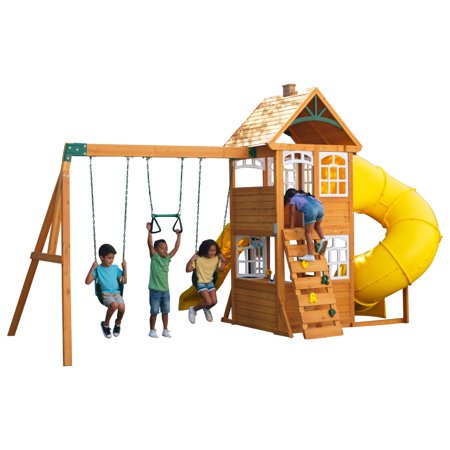 SALVAGE SPECIAL WOODEN PLAY SET!

Kidkraft Castlewood Wooden Play Set!!