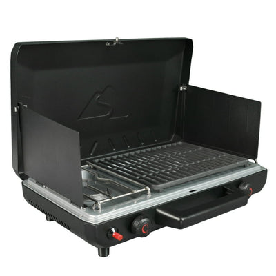 Ozark Trail 2-in-1 Portable 2 Burner Propane Camp Stove Grill!

-Brand new in the box 