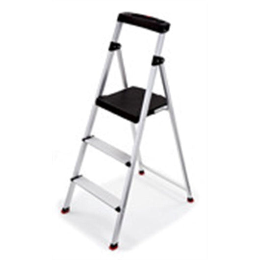 Rubbermaid 3-step Lightweight Aluminum Step Stool With Project Top!

-Brand new out of the box 