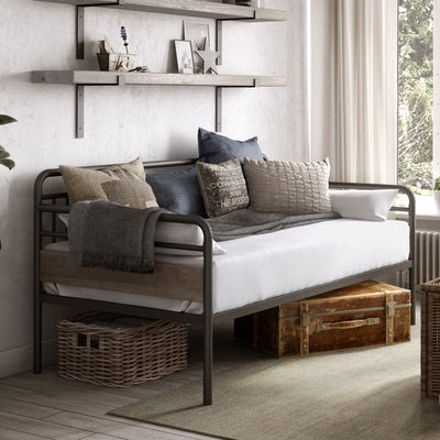 Better Homes & Gardens Anniston Twin Metal Daybed, Rustic Gray Finish!

-Brand new in the box 