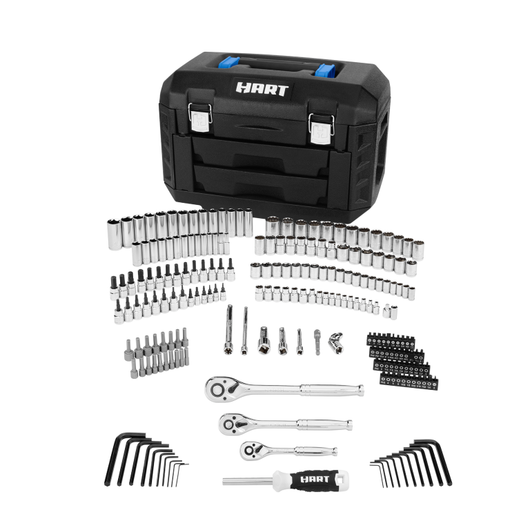 HART 215-Piece Mechanics Tool Set, Multiple Drive, Chrome Finish!

-Brand new never used
