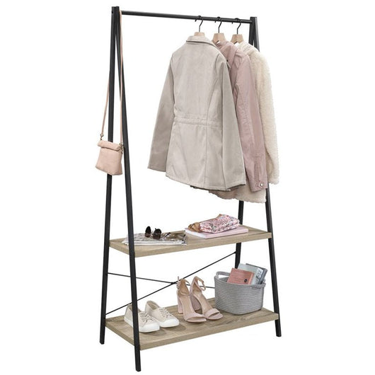 Sauder North Avenue Hanging Wardrobe, Charter Oak!

-Brand new in the box 