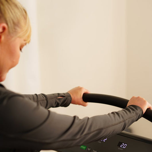 Sunny Health & Fitness Recovery Walking Pad Treadmill Machine, Low Profile Deck, Handrails for Mobility/Balance Support SF-T7857!

-Brand new and assembled, does have very small crack in plastic from shipping, does not affect functionality 