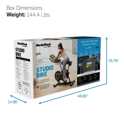 NordicTrack Studio Bike with 7” Smart HD Touchscreen!

-Brand new in the box 