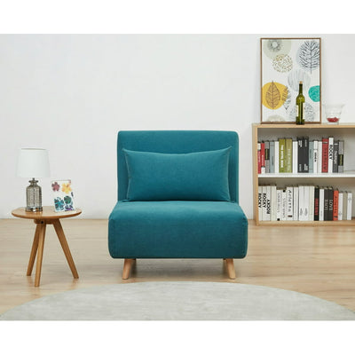 A&D Home Tustin Convertible Chair, Peacock Blue!

-Brand new and assembled