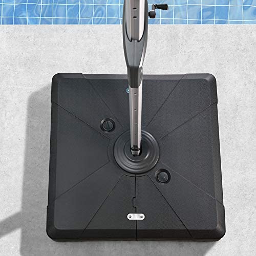 PURPLE LEAF Offset Patio Umbrella Base Sand/Water Filled Square, 36.6'' X 36.6''!

-Brand new in the box (Fits Purple Leaf Offset Umbrella Only)