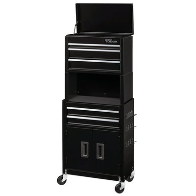 Hyper Tough 20-In 5-Drawer Rolling Tool Chest & Cabinet Combo with Riser!

-Brand new in the box (Assembly is required)
